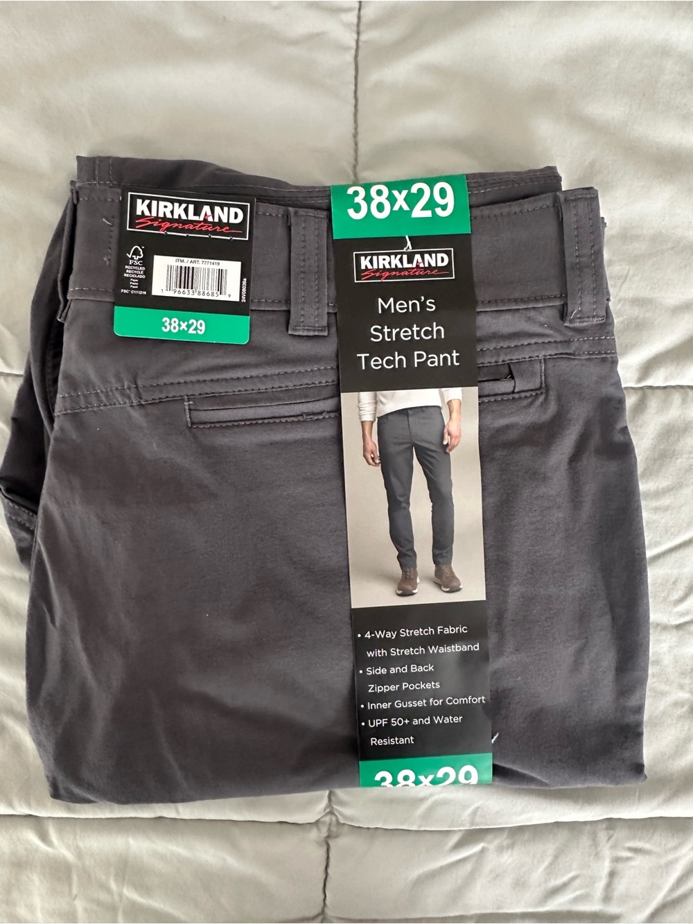 Kirkland Signature Men’s Pants - Dark Gray